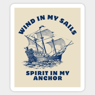 Vintage Sail Ship Nautical Sticker